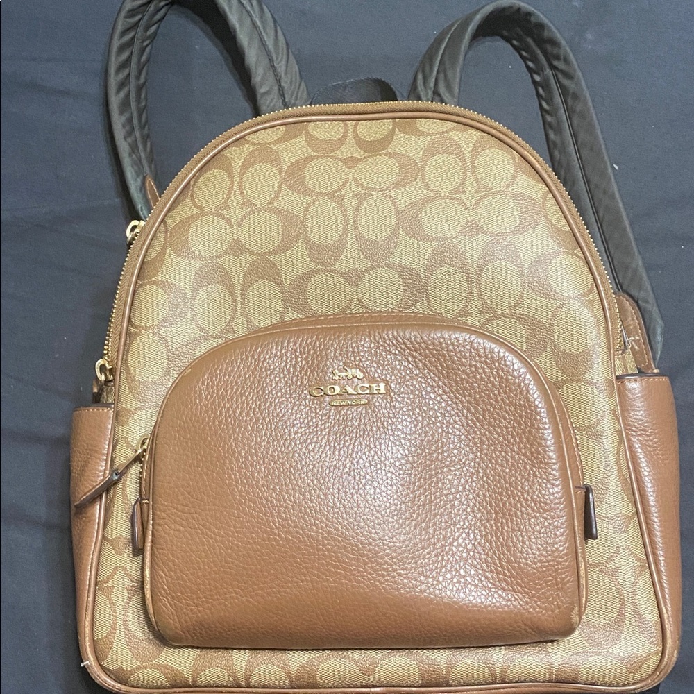 Coach Court Backpack In Signature Canvas NWT Coach